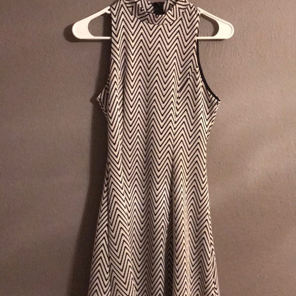 Black and white dress